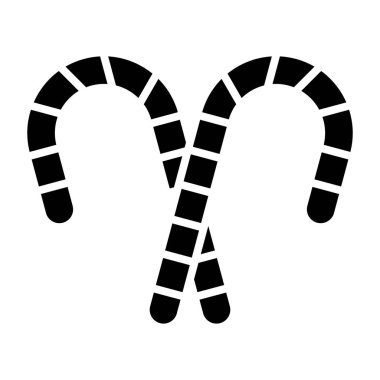 Şeker kamışı ikonu vektörü. İnce çizgi işareti. izole edilmiş sınır sembolü çizimi