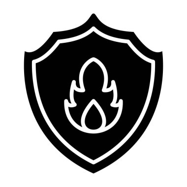 kalkan ikon vektör illüstrasyonu