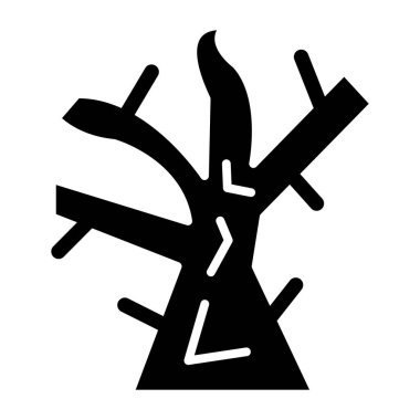 Kar tanesi. Web simgesi basit illüstrasyon