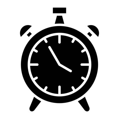 Saat simgesi vektör illüstrasyonu