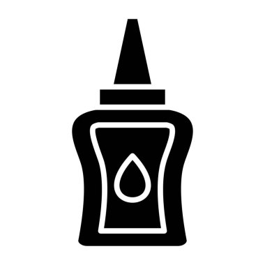 Yapıştırıcı. Web simgesi basit illüstrasyon