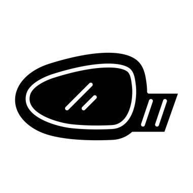 Güvenlik. Web simgesi basit illüstrasyon