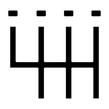 Dengeleyici. Web simgesi basit illüstrasyon