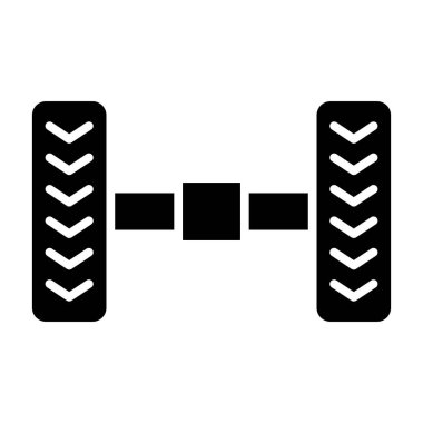 lastik simgesi vektör illüstrasyonu