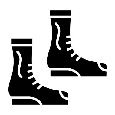 Buz pateni ikonu. vektör illüstrasyonu