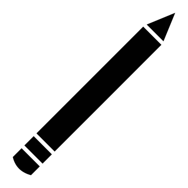 Олівець Веб Іконка Проста Ілюстрація — стоковий вектор