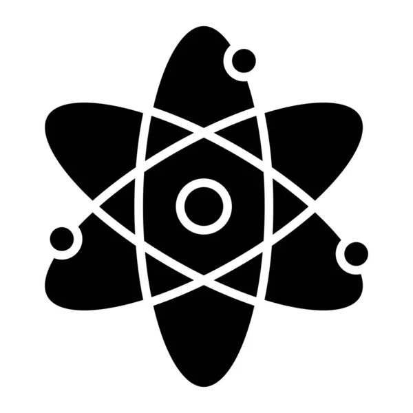 Atom Symbol Einfache Illustration Von Wissenschaftsvektorsymbolen Für Das Web — Stockvektor