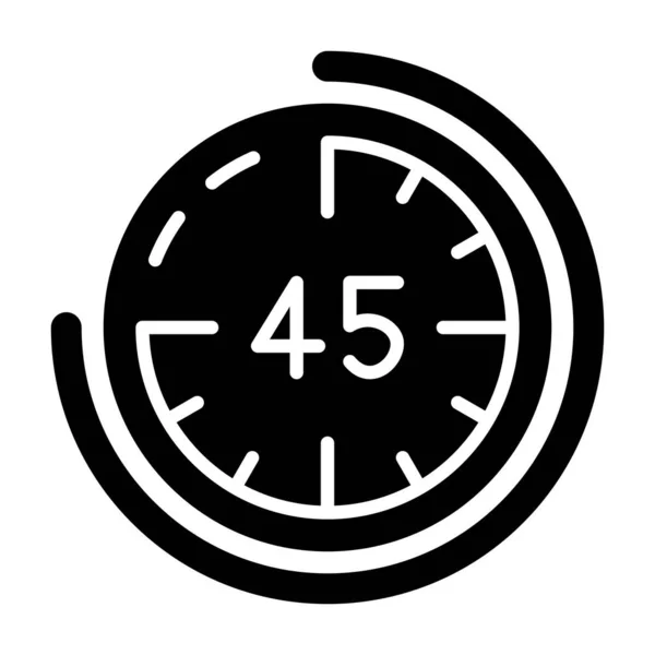 stock vector clock. web icon simple illustration