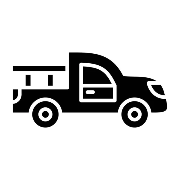 Camion Icône Web Illustration Simple — Image vectorielle