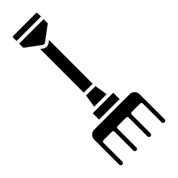 Schaufel Web Symbol Einfache Illustration — Stockvektor