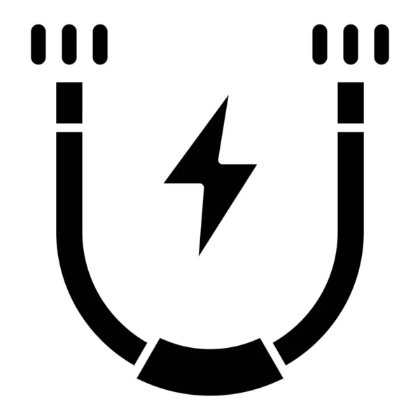 電源プラグアイコン ウェブ用の電気ドリルベクトルアイコンの簡単なイラスト — ストックベクタ