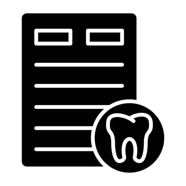 Ilustração Vetor Ícone Cuidado Dental —  Vetores de Stock