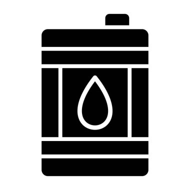 Benzin istasyonu ikonu. vektör illüstrasyonu