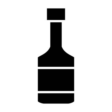 şişe simgesi vektör illüstrasyonu