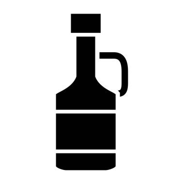 Şişe. Web simgesi basit illüstrasyon