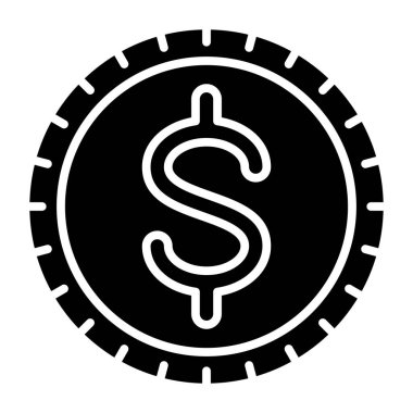 Dolar para simgesi, vektör illüstrasyonu