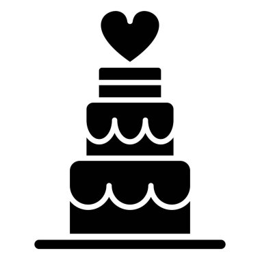 Kek. Web simgesi basit tasarım