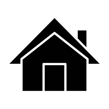 ev simgesi vektör illüstrasyonu