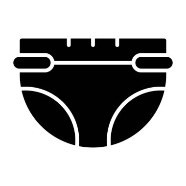 İç çamaşırı ikonu. Web için iç çamaşırı vektör simgelerinin özet çizimi