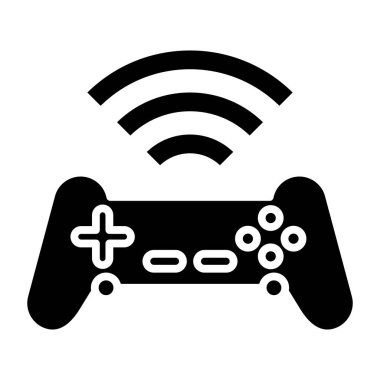 Oyun denetleyicisi joystick vektör illüstrasyon tasarımı ile