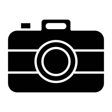 Kamera. Web simgesi basit illüstrasyon