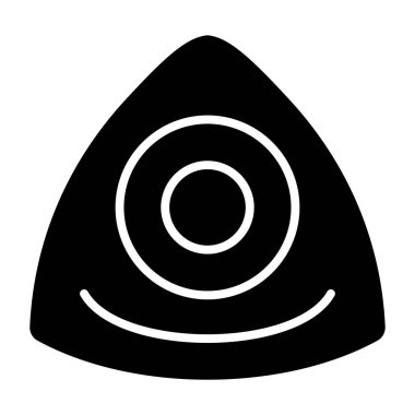 Miğfer. Web simgesi basit illüstrasyon