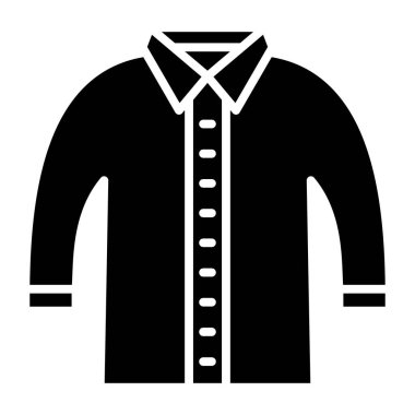 Gömlek. Web simgesi basit illüstrasyon