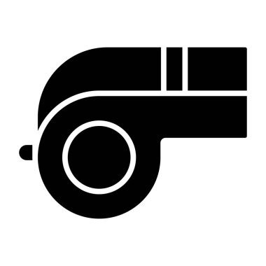 Islık. Web simgesi basit illüstrasyon