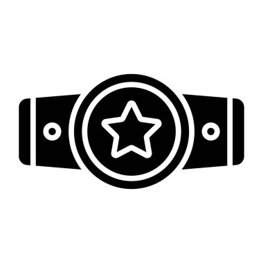 Madalya. Web simgesi basit illüstrasyon