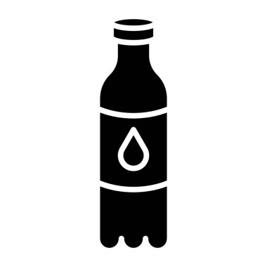 Şişe. Web simgesi basit tasarım