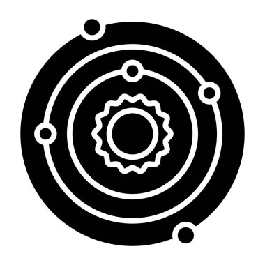 Güneş Sistemi. Basit resimleme