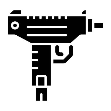 Silah. Web simgesi basit illüstrasyon