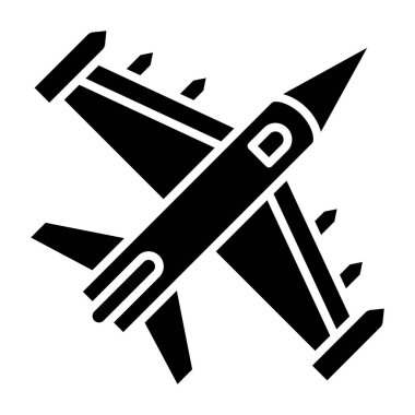 Uçak. Web simgesi basit tasarım