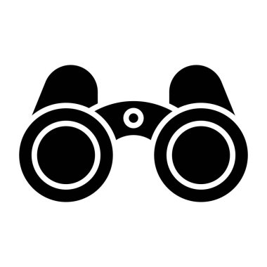 dürbün simgesi. Düz dizayn. vektör illüstrasyonu.