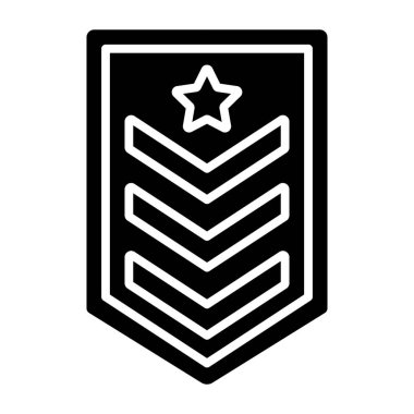 askeri simge vektör illüstrasyonu