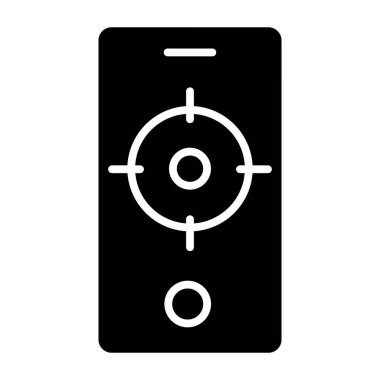 hedef simge vektör illüstrasyonu