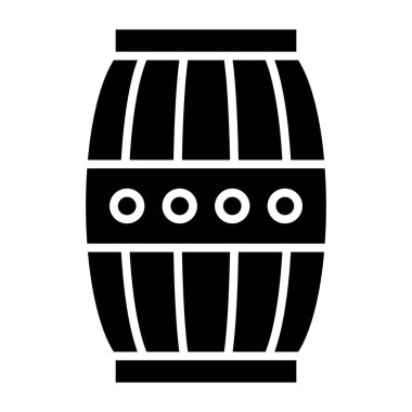 bira fıçısı ikon vektör illüstrasyonu
