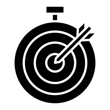 Hedef. Web simgesi basit illüstrasyon