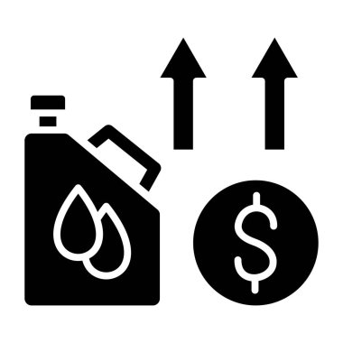 yakıt ikonu vektörü. Petrol tankeri işareti. izole edilmiş sınır sembolü çizimi