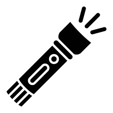 el feneri. Web simgesi basit illüstrasyon