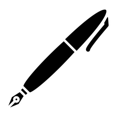kalem simgesi. vektör illüstrasyonu