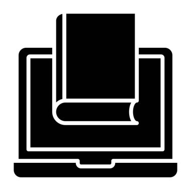 Kitap. Web simgesi basit illüstrasyon