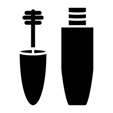 nail polish icon. outline illustration of mascara brush vector icons for web design