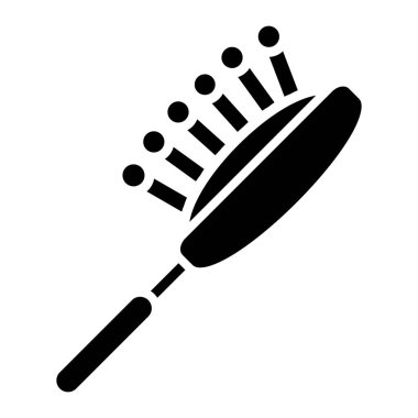 Fırça simgesi vektör illüstrasyonu