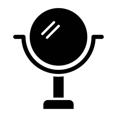 Ayna. Web simgesi basit tasarım