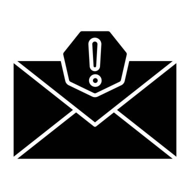 E-posta. Web simgesi basit illüstrasyon