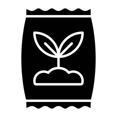 Bitki. Web simgesi basit illüstrasyon