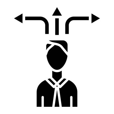 İş adamı. Web simgesi basit tasarım