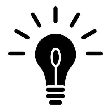 Moda biçimi izole edilmiş arkaplanda ampul simgesi