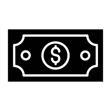 Para için. Web simgesi basit illüstrasyon